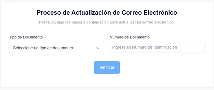 ¿Cómo actualizar el CORREO para el ingreso a la Universidad?